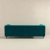 Evelyn Mid Century Modern Teal Velvet  Luxury Chesterfield Sofa