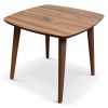 Denis Mid-Century Modern Walnut End Table