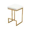 Joel Beige Boucle Counter Stool