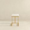 Joel Beige Boucle Counter Stool