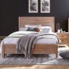 FarmHome Rustic Solid Pine Platform Bed in King Size