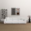 Kely  100'' Cream Boucle Upholstered Sofa