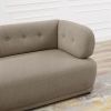 Richard Mid-Century Modern 2-Piece Sectional Left (Mocha Boucle)