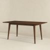 Levi Modern Style Solid Wood Rectangular Dining Kitchen Table 63"