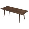 Levi Modern Style Solid Wood Rectangular Dining Kitchen Table 86"