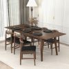 Levi Modern Style Solid Wood Rectangular Dining Kitchen Table 86"