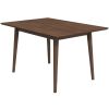 Mary Modern Style Solid Wood Rectangular Dining Kitchen Table 47"