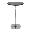 3 Piece Modern Dining Set with Bistro Table and Two Stools