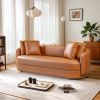 Dylan Modern Cognac Leather Sofa