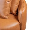 Dylan Modern Cognac Leather Sofa