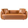 Dylan Modern Cognac Leather Sofa