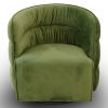 Walden Swivel Chair - Green Velvet