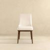 Kate Mid-Century Modern Beige Fabric Dining Chair (Set of 2)