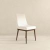 Kate Mid-Century Modern Beige Fabric Dining Chair (Set of 2)