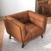 Addison Lounge Chair (Cognac Leather)