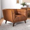 Addison Lounge Chair (Cognac Leather)