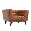 Addison Lounge Chair (Cognac Leather)