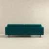 Casey Mid Century Modern Teal Velvet Sofa