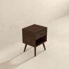 Caroline Mid Century Modern Style Night Stand 1-Drawer