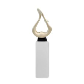 Yoga White Sculpture