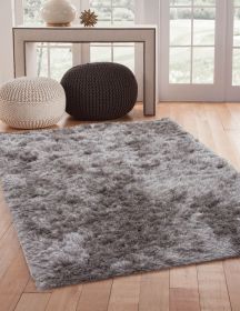 Shag Grey Area Rug 8x10