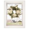 Trendy Decor 4U "Pleasant View" Framed Wall Art, Modern Home Decor Framed Print for Living Room, Bedroom & Farmhouse Wall Decoration by Lori Deiter