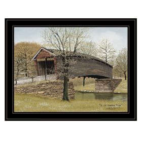 Trendy Decor 4U "The Old Humpback Bridge" Framed Wall Art, Modern Home Decor Framed Print for Living Room, Bedroom & Farmhouse Wall Decoration by Bill