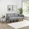 Folding Ottoman Sofa Bed with stereo (Gray)