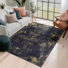 9x12 Area Rug for Dining Room, Washable Rug, Low-Pile, Non-Slip, Non-Shedding, Foldable, Kid & Pet Friendly - Area Rugs for living room, bedroom, kitc