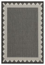 Sunshine GC_HAR2014 Anthracite 5 ft. 3 in. x 7 ft. 3 in. Indoor/Outdoor Area Rug