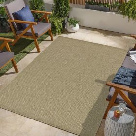 Earth GC_NTL1004 Jute/Jute 7 ft. 10 in. x 10 ft. 3 in. Indoor/Outdoor Area Rug