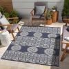 Sunshine GC_HAR2022 Blue 7 ft. 10 in. x 10 ft. 3 in. Indoor/Outdoor Area Rug