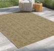 Earth GC_NTL1002 Jute/Mocha 7 ft. 10 in. x 10 ft. 3 in. Indoor/Outdoor Area Rug