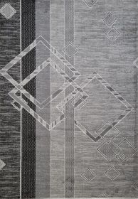 Jersey Area Rugs, Carpets For Livingroom, 5x7 Area Rugs ,3394 Grey