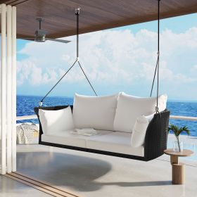 GO 51.9" 2-Person Woven Hanging Swing Chair