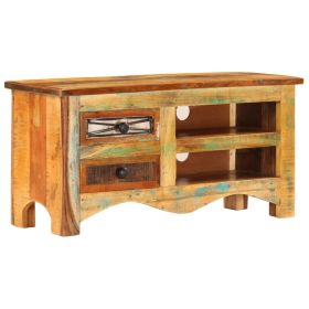 TV Stand 31.5"x11.8"x15.7" Solid Wood Reclaimed