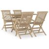 5 Piece Solid Teak Wood  Patio Dining Set