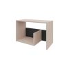 Pearl Black Coffee Table with Open Storage