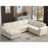 [NEW ARRIVED] [VIDEO PROVIDED]110.75" Sectional Sofa,Oversized modular sofa,Chaise Storage, Modern U Shaped Couch , Upholstered Sofas,Chenille,Crystal