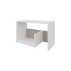 White Coffee Table with Open Storage