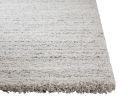 Ivory/ Charcoal Stripe Area Rug 5x8