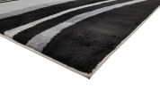 Jersey Area Rugs, Carpets For Livingroom, 7x10 Area Rugs ,045 Black-Grey