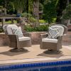 Set of 2 LIAM SWIVEL CLUB CHAIRS