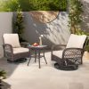 3 Pieces Patio Bistro Set