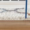 Loft Shag GC_CZY1005 Ivory 7 ft. 10 in. x 9 ft. 10 in. Shaggy Area Rug