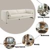 Jaeda Beige Boucle Sofa