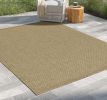 Earth GC_NTL1004 Jute/Jute 7 ft. 10 in. x 10 ft. 3 in. Indoor/Outdoor Area Rug