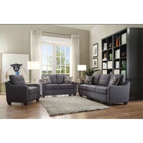 Cleavon II Sofa w/2 Pillows in Gray Linen YJ