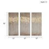 Gold Foil Abstract 3-piece Canvas Wall Art Set