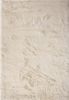 Ivory Faux Fur Area Rug 5x8